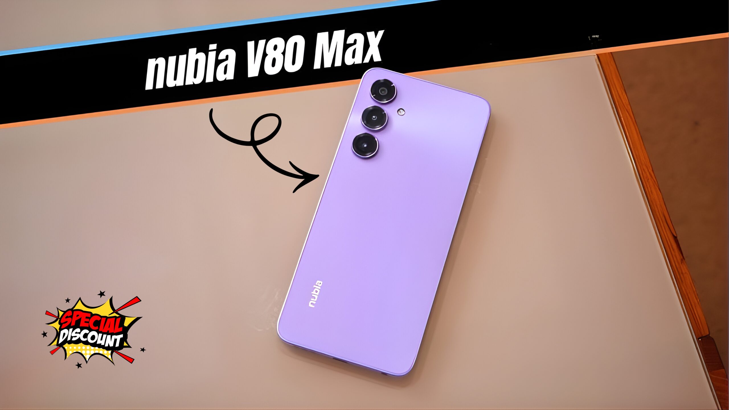 Nubia V80 Max Launches With 120Hz Display and IP64 Protection for Everyday Durability