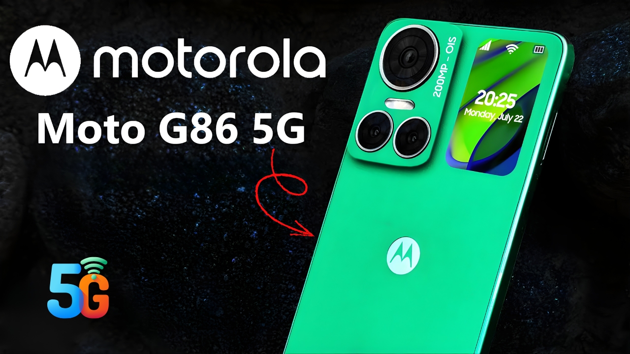 Motorola Moto G86 5G Arrives with 260MP Camera and 130W Turbo Charging at a Budget Price