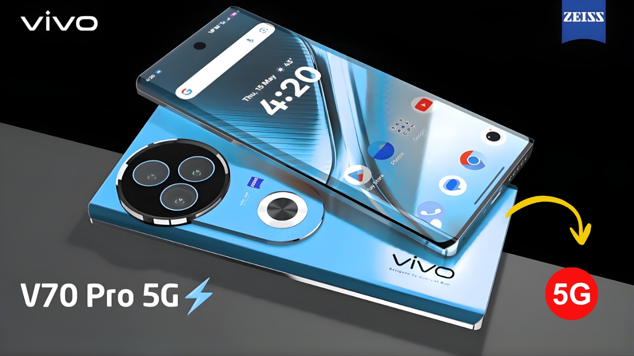 Vivo V70 Pro 5G Launch: Curved AMOLED Display and Dimensity 9200+ Performance