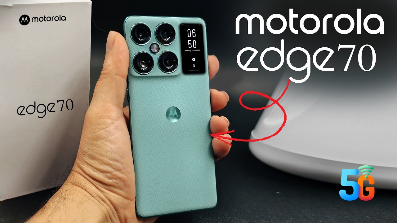 Motorola Edge 70 Launch with 100MP AI Camera and Premium AMOLED Display